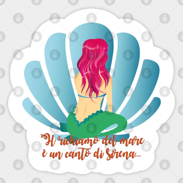 Mermaid Sticker by MiniMao design